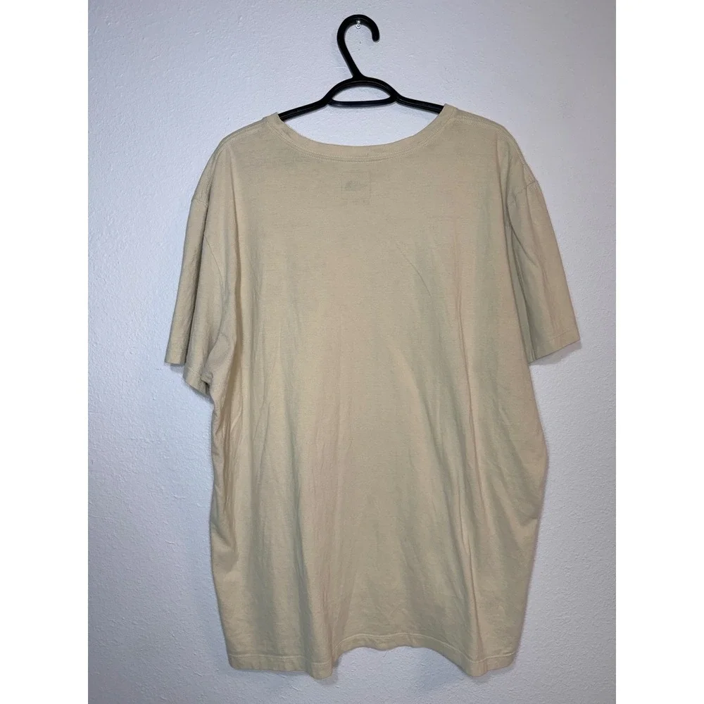 The North Face Mens XXL Tan Beige Graphic Logo Short Sleeve T-Shirt NF0A3X6P